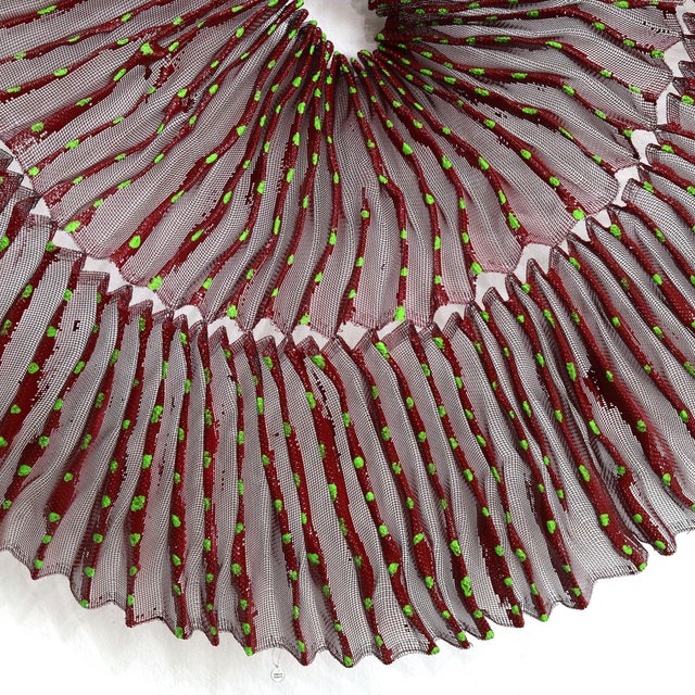 Combahee Delta - Original Organic Abstract Aluminum Mesh Metal Wall Sculpture For Sale - Image 4 of 8