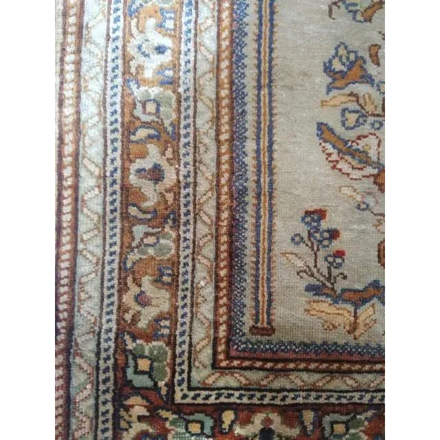 1960s Silk Hereke Rug, 1'8" X 1'10' For Sale - Image 4 of 7