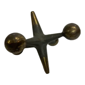 Vintage Large Sculptural Iron Jack by Bill Curry