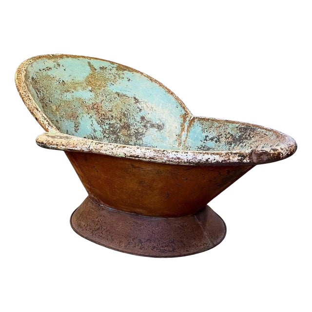 Antique 19th Century Victorian English Sitz Hip Bath For Sale