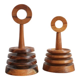 Carved Wood Objet d'Art For Sale