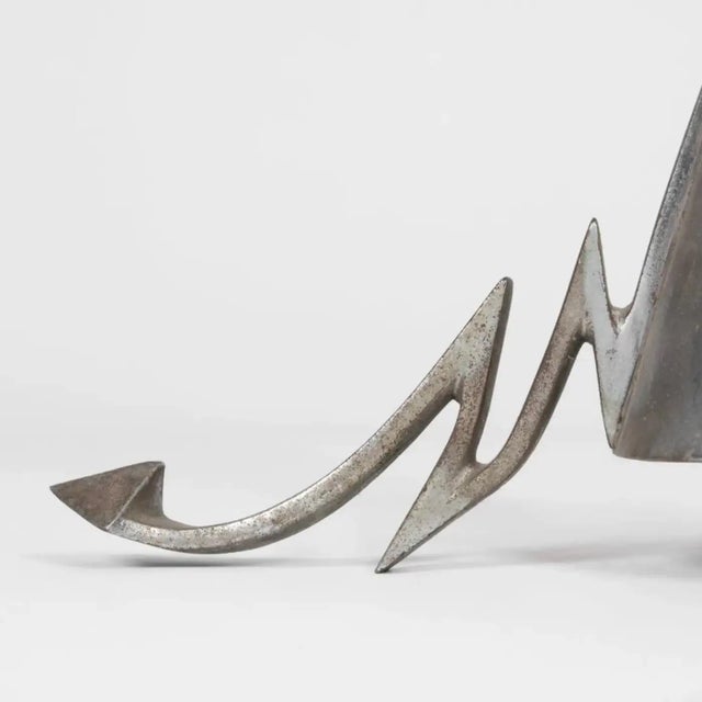 Metal Art Deco Modernist 'Devil's Tail' Floor Lamp, Circa 1920s For Sale - Image 7 of 7