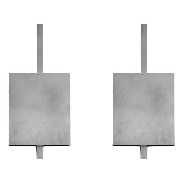 Kinko Stainless Steel Shelves by Zincutec, Set of 2 For Sale