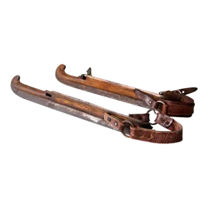 Antique J Noorman Denham Ice Skates