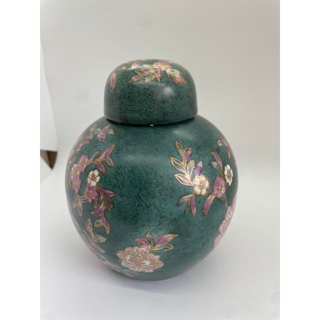Ceramic Mid 20th Century Chinese Porcelain Ginger Jar For Sale - Image 7 of 7