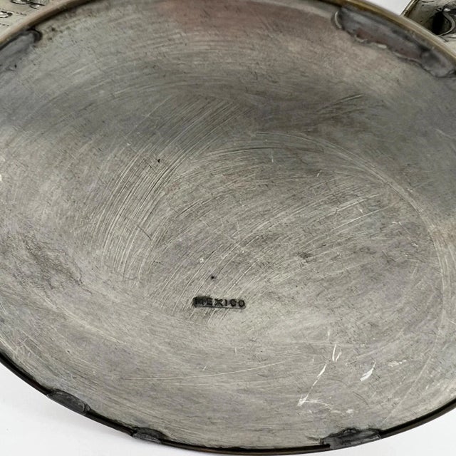 Mid 20th Century Mexican Tin Candleholder – Hand-Punched Folk Art From the Jonathan Parks Estate, Santa Fe For Sale In Oklahoma City - Image 6 of 9