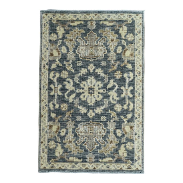 Turkish Oushak Rug 1'7" x 2'5" #20443 For Sale