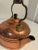Wood Vintage Copper Tea Kettle For Sale - Image 7 of 9