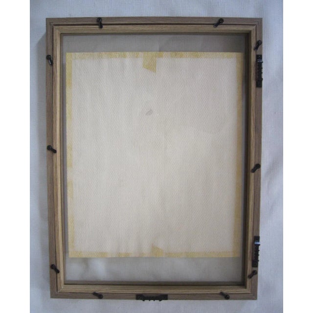 Vintage Fall Watercolor Painting. Signed Gotshall For Sale - Image 6 of 6