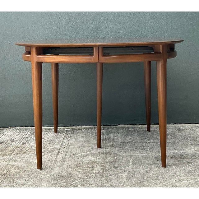 Vintage MCM Extendable Dining Table For Sale - Image 4 of 12
