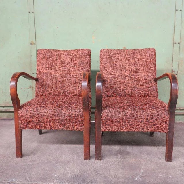 Set of Art Deco Armchairs, 1930s For Sale - Image 10 of 10