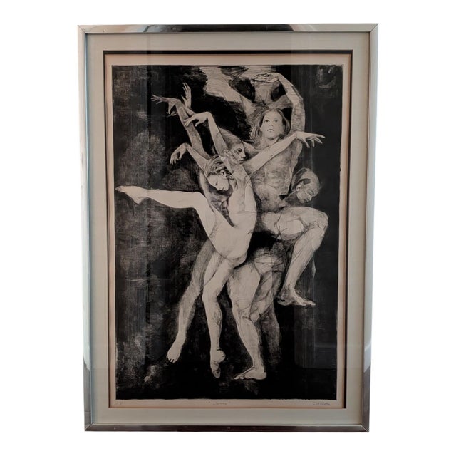 Modern Late 20th Century Dance - Mezzotint by g.h. Rothe (German, 1935-2007) For Sale - Image 3 of 5