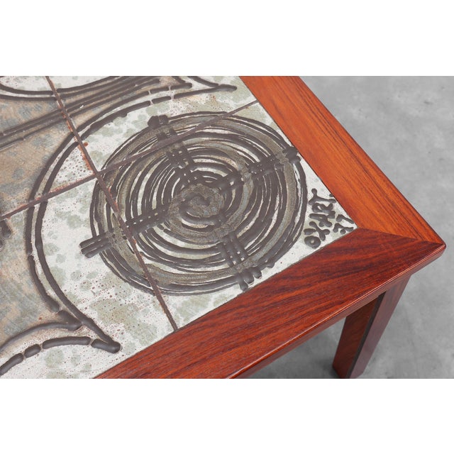Wood Mid‑Century Ox-Art 71 Coffee Table from Trioh, Denmark, 1970s For Sale - Image 7 of 11
