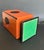 1970s Italian Space Age Orange Aluminum Table Lamp, 1970s For Sale - Image 5 of 7