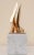 Boucheron VIntage Signed Boucher French Bronze Architectural Sculpture on White Marble Base, 1960's For Sale - Image 4 of 7