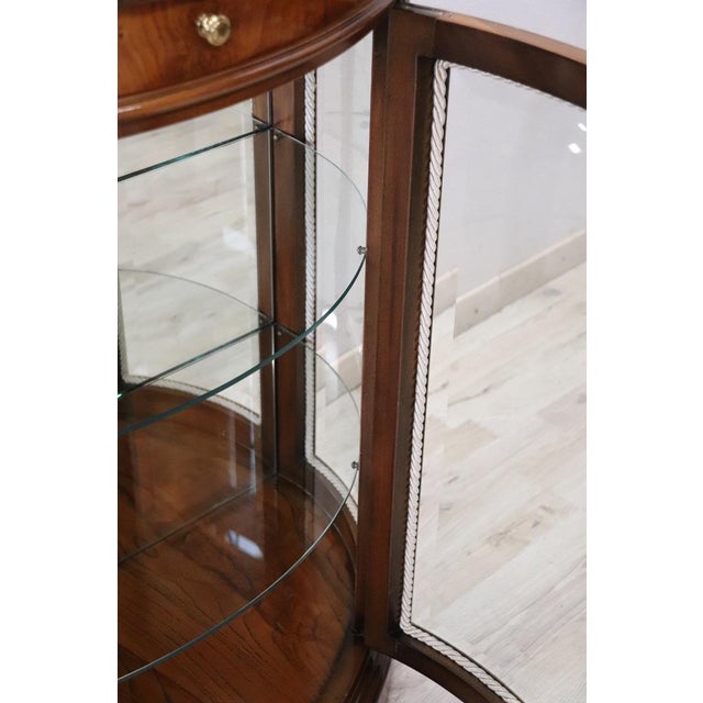 Vintage Vitrine in Walnut Root, 1990s For Sale - Image 6 of 13