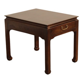 Davis Cabinet Company Asian Style Oak Side Table For Sale