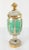 Bohemian Art Glass Moser Style Covered Urn For Sale - Image 13 of 13