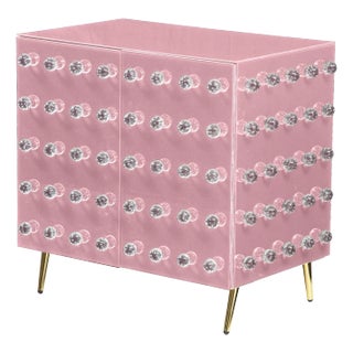Venetian Italian Pink Cabinet Ninety For Sale