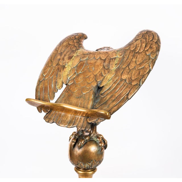 Antique Scottish Ecclesiastical Brass Eagle Lectern, 1890s For Sale - Image 9 of 18