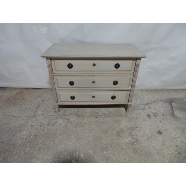 Swedish Gustavian 3 Drawer Chest of Drawers For Sale - Image 10 of 12