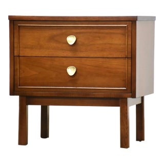 1960s Refinished Cherry Nightstand by Dixie For Sale