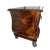 A gorgeous pair of Italian Provincial style bombay form commodes or nightstands By Henredon USA, Circa 1980s Burled...