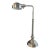 Contemporary Brushed Nickel Pharmacy-Style Adjustable Desk Lamp For Sale