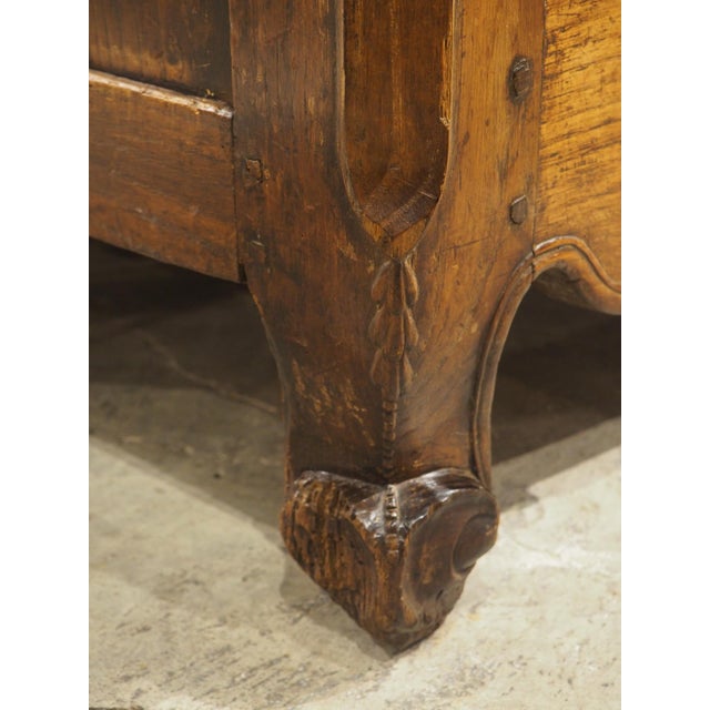 Wood Circa 1800 Carved Oak Buffet From the Area of Mont St. Michel, France For Sale - Image 7 of 18