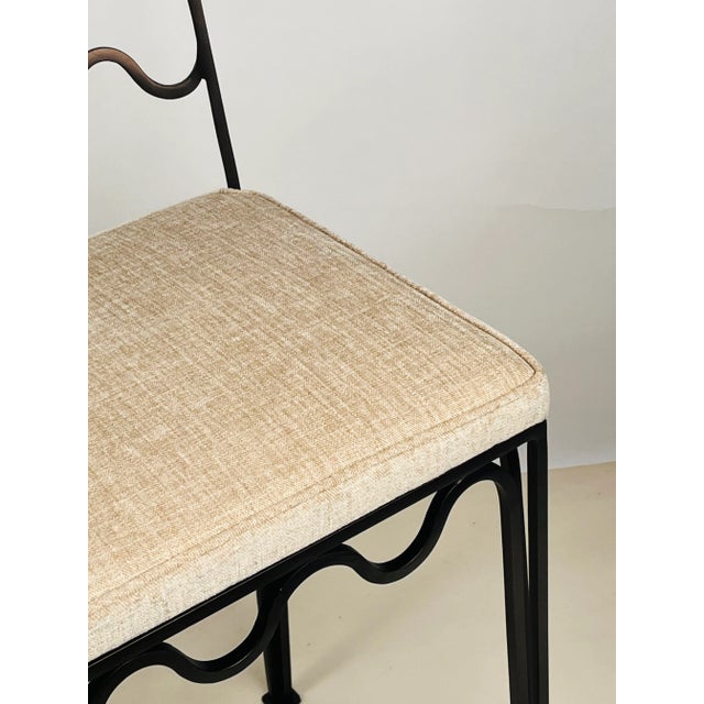 Pair of 'Méandre' Counter Stools by Design Frères For Sale - Image 9 of 9