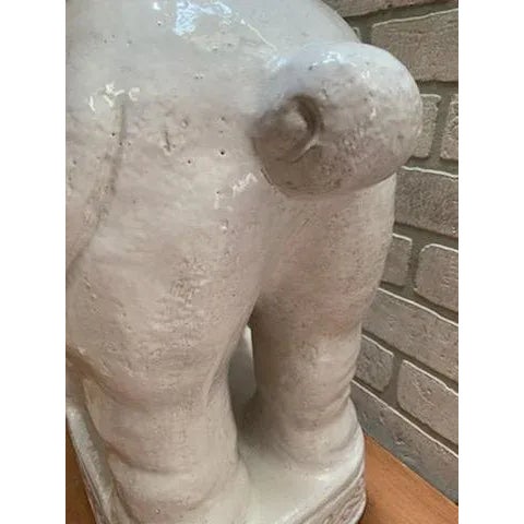 Vintage Elephant Indoor/Outdoor Stand For Sale In Chicago - Image 6 of 7