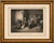 Title: Fransysk Interieur, Swedish Genre Scene Lithograph by Pehr Wickenberg : An original nineteenth-century Swedish...