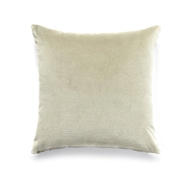 Contemporary The House of Scalamandré Indus Pillow, Ivory For Sale - Image 3 of 3