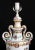 Chinese Chinese Export Style Armorial Porcelain Vases as Lamps, Pair For Sale - Image 3 of 4