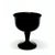 Mid-Century Modern Black Glass Stemware Curation - Group of 9 For Sale - Image 10 of 14