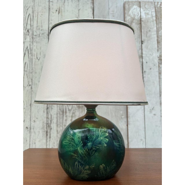 Ceramic Vintage Table Lamp from Maison Le Dauphin, 1970s For Sale - Image 7 of 14