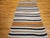 Vintage American Southwestern Serape Kilim, Handwoven Stripe Pattern, Ivory & Tan, 5x8 For Sale - Image 10 of 18