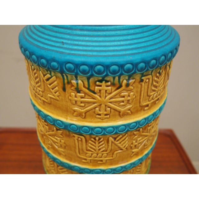 Ceramic Vintage German Ceramic Vase from Bay Keramik, 1960s For Sale - Image 7 of 11