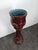 Planter in Glazed Burgundy and Gold Ceramic For Sale - Image 4 of 12