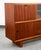 1960s Mid Century Danish Modern Credenza Sideboard Oak Teak Drawers Madsen Bar Glass For Sale - Image 5 of 12