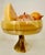 Exceptional Vintage Mid-Century Mexican Carved Onyx Stone Pedestal Bowl, Centerpiece Filled With 12 Assorted Onyx Fruit For Sale In San Antonio - Image 6 of 12