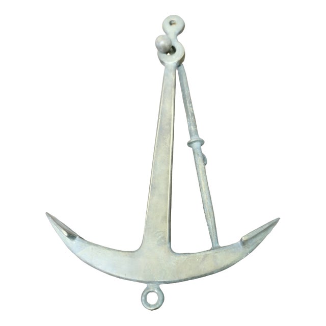 Bronze Yacht Anchor Desk Ornament, 1890s For Sale