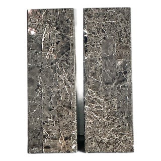 Vintage Tessellated Stone Pedestals - A Pair For Sale