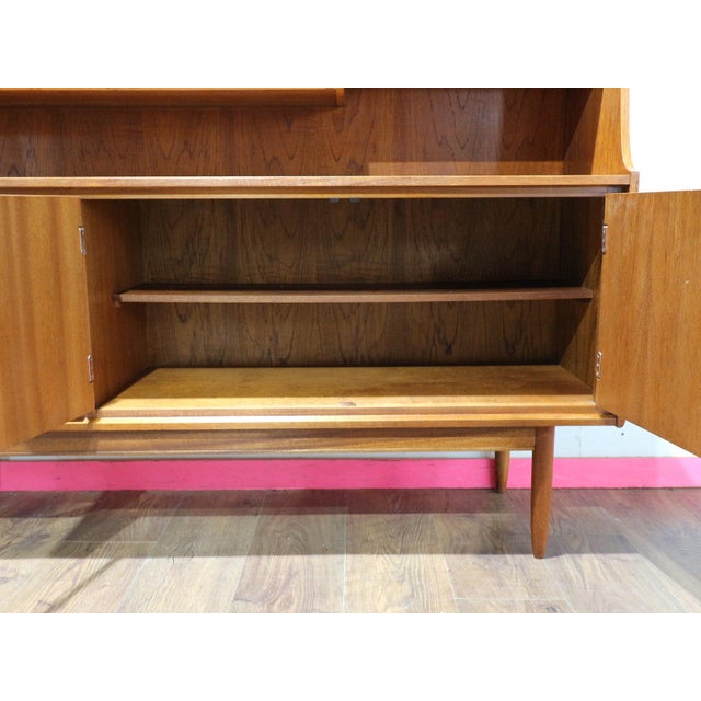 1960s 1960s Mid Century Modern Vintage Teak Tall Buffet Credenza by Austinsuite Danish Style For Sale - Image 5 of 14