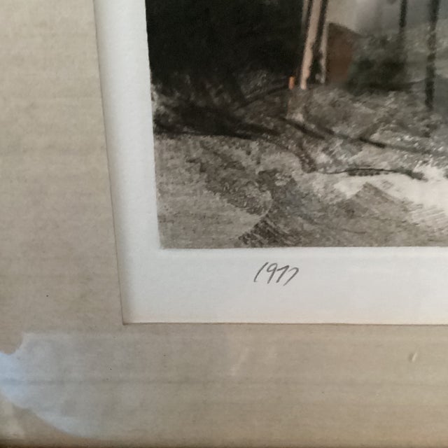 Original Etching “Boats Away" Limited Edition Signed by Jack Coughlin Circa 1977, Framed For Sale - Image 4 of 12