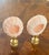 1970s Gorgeous Pink Urchins Lamp Finials Pair For Sale - Image 4 of 4