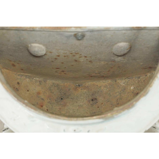 Early 20th Century French Enameled Cast Iron Lavabo Water Fountain For Sale - Image 9 of 9