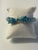 latch opening of ENAMEL lions head TURQ BANGLE BRACLET.Opening is 2" before wearing. 1.5 circle,3" end to end.Average...