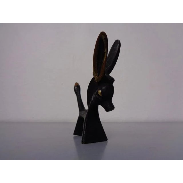 Brass Donkey by Walter Bosse, 1950s For Sale - Image 6 of 12