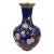 Mid-20th Century Hand-Crafted Antique Chinese Cloisonne Vase For Sale
